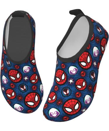 Superhero Kids Water Shoes - Non-Slip Quick-Dry Aqua Shoes for Beach, Swimming, Surfing - Boys Girls 9-10.5 Little Kid - Buy Online on GoSupps.com