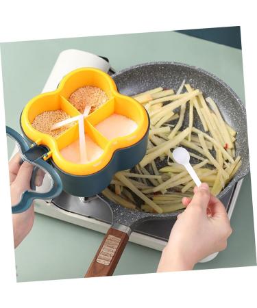 Alipis 1 Set Four-Grid Seasoning Bottle Seasoning Storage Can Pots Compartment Condiment Container Split - Buy Online on GoSupps.com