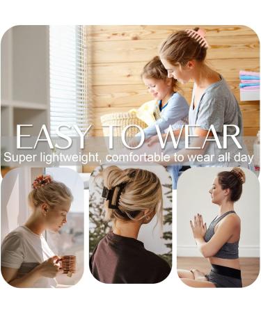 8 Pcs Large Hair Clips Claw Clips Globstary 4.3" Hair Clips for Women Trendy Hair Clips Strong Hold Matte Claw Hair Clips for Women Thick Hair & Thin Hair Hair Styling Accessories - Buy Online on GoSupps.com