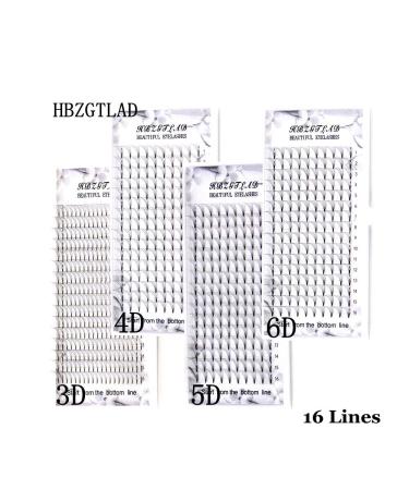 HBZGTLAD Premade Russian Volume Lash Fans - Mink Eyelashes 16 Lines 3/4/5/6/10/20D D/DD Curl Short Stem 0.07mm 14mm - International Shipping Available - Buy Online on GoSupps.com