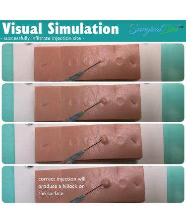 Intradermal Injection Practice Simulator Intramuscular Training IV Pad Model2022 - Buy Online on GoSupps.com