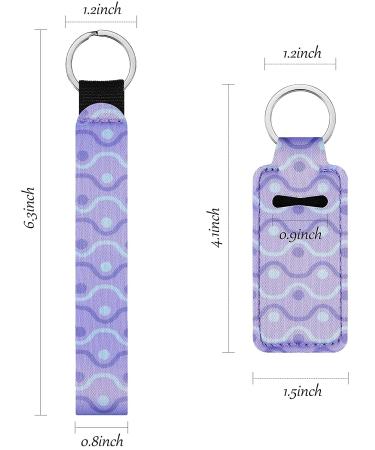 Buy PUEZOKLY 24-Piece Lip Balm Holder Keychain & Wristlet Lanyards - Stylish Neoprene Protectors for Women & Girls - Ideal for Lipstick Storage - Shop Internationally - Buy Online on GoSupps.com