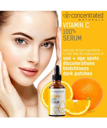 Professional Grade Vitamin C Serum for Face - High Concentration Formula for Wrinkle Smoothing, Brightening, and Youthful Skin Tone - 1oz - Buy Online on GoSupps.com