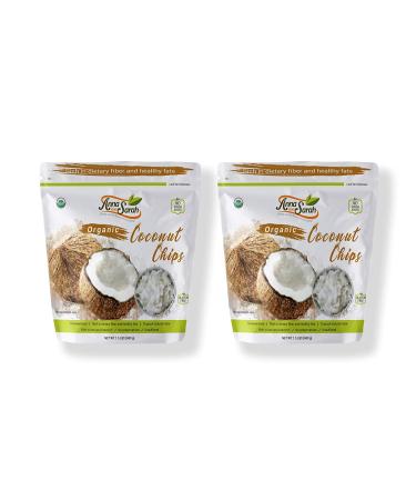 Anna and Sarah Organic Coconut Chips 3 lbs - Resealable Bag, 100% Natural (1-Pack) - Buy Online on GoSupps.com