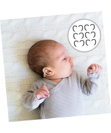 SOLUSTRE Auricle Corrector Ear Muffs - 12 Pairs, Professional External Ear Correction Tool with Silica Gel, Black - Pack of 1 - Buy Online on GoSupps.com