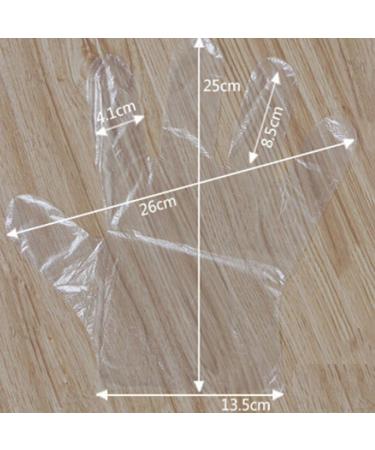 ORYOUGO 1000 Pieces Disposable Gloves Eco-Friendly Plastic Poly PE Gloves for Kitchen Cooking Cleaning Powder & Sulfur Free - Buy Online on GoSupps.com