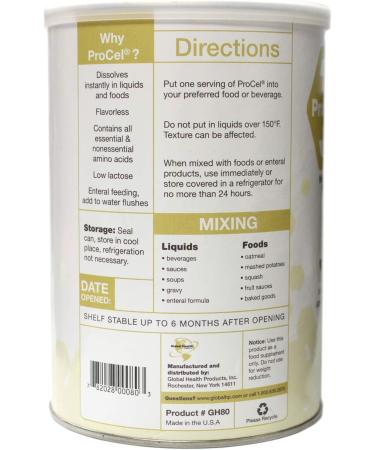Procel Protein Powder 10 Oz Can - Premium Global Health Products for Optimal Wellness - Buy Online on GoSupps.com