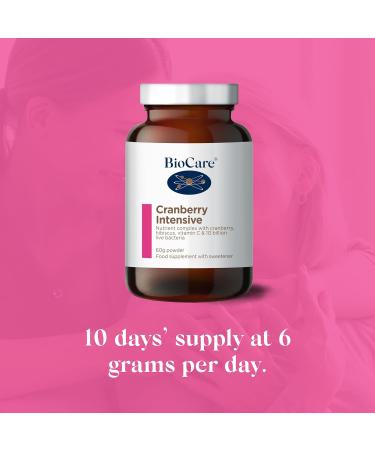 BioCare Cranberry Intensive | Nutrient Complex with Cranberry, Hibiscus, Vitamin C & 10 Billion Live Bacteria - Buy Online on GoSupps.com