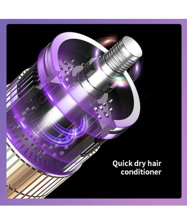 3 in 1 Ionic Hair Dryer & Volumizer Comb - Hot & Cold Air Brush Styler (Yellow) for Straight Hair - Buy Online on GoSupps.com
