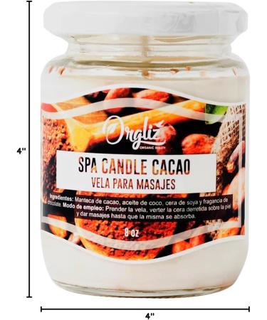 Buy Spa Candle Cacao - Luxurious Aromatherapy for Home Relaxation | International Shipping Available - Buy Online on GoSupps.com