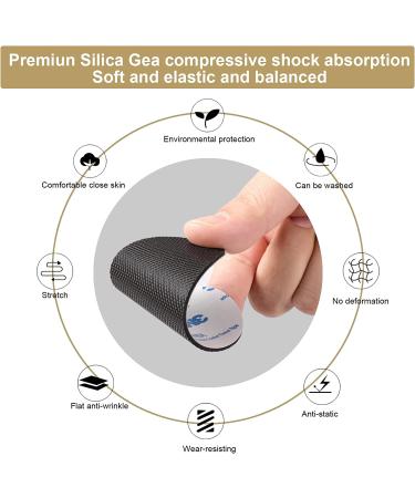 Non Slip Shoe Pads - Anti-Slip Grips for Women's Shoes (8 Pieces, Black) - Buy Online on GoSupps.com