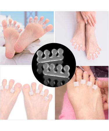 Bunion Correctors & Toe Spacers - 4 Pairs for Hallux Valgus Relief | Yoga Toe Separators for Women - Buy Online on GoSupps.com