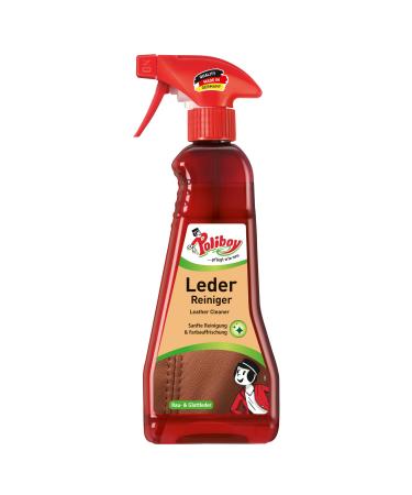 Poliboy leather cleaner - leather care product for cleaning smooth leather and rauleder - without rinsing - 1x 375ml - Made in Germany leather cleaner 375ml 375 ml (1 Pack) - Buy Online on GoSupps.com