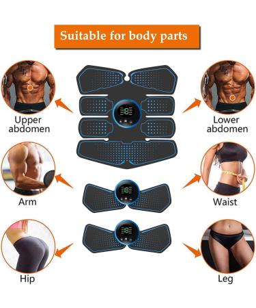 Shop Wardbes Belly Trainer - EMS Muscle Stimulator USB Rechargeable 8 Modes & 19 Intensities for Abdominal Strength | International Shipping Available - Buy Online on GoSupps.com