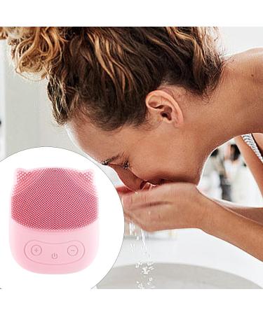 Zuasdvnk Facial Scrubber | Penguin Shape Electric Facial Cleansing Brush Waterproof Skin Care Face Brushes Electric Face Brush for Women and Men Pink - Buy Online on GoSupps.com