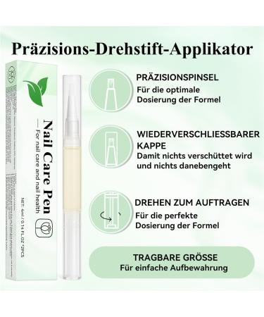 Nayrmaer Nail Care Pen 8 ml 2 pieces nail care pen moisturizes and strengthens the nails with aloe vera tea tree oil vitamin E and more - Buy Online on GoSupps.com