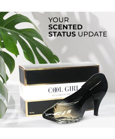 Cool Girl Women Perfume Long Lating Eau De Parfum Fresh And Trendy Natural Spray Fragrance For Effortless Chic 3.4 Fl Oz For Daily Used Cool girl black 3.4 Fl Oz (Pack of 2) - Buy Online on GoSupps.com