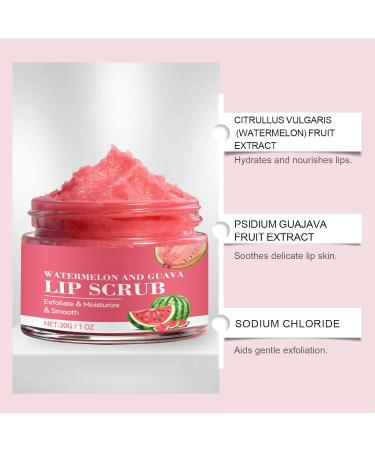 Lip Scrub 30g Soothing Treatment Dead Skin Remover Scented Exfoliating Brightening Moisturizing Lip Scrub for Women's Daily Care Routine Makeup Preparation - Buy Online on GoSupps.com