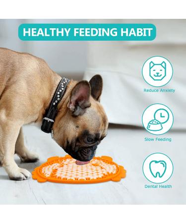 UPSKY 2PCS Pet Lick Mats for Dogs and Cats - Calming Treat Mat for Anxiety & Boredom Reduction, Slow Feeder Food Mat for Training - Ideal for Peanut Butter & Crab Butter - Buy Online on GoSupps.com