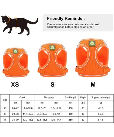 Buy Zhenle Adjustable Cat Harness for Small Animals - Perfect Fit & Comfort for Cats (M) - International Shipping Available - Buy Online on GoSupps.com