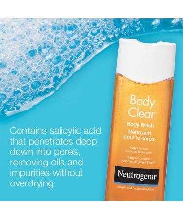 Neutrogena Body Clear Body Wash Pink Grapefruit - Acne Cleansing Wash 8.5 fl oz - Buy Online on GoSupps.com