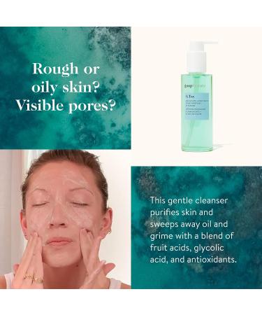 goop Beauty Malachite & Fruit Acid Facial Cleanser 5 fl oz | Makeup & Oil Remover | Detoxifies Skin with Brazilian Fruits | Paraben & Silicone Free - Buy Online on GoSupps.com