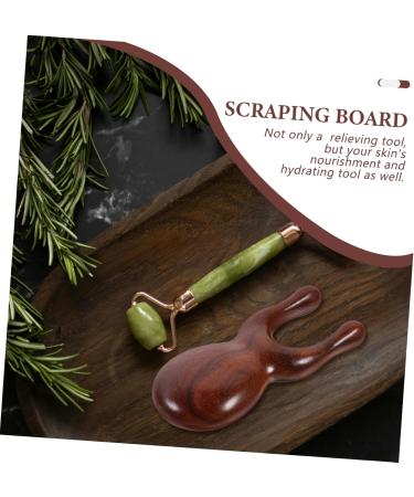 Collbath Wooden Gua Sha Massage Tool | Shiatsu Hand Massager & Nasal Scraping Board for Comfort & Beauty - Buy Online on GoSupps.com