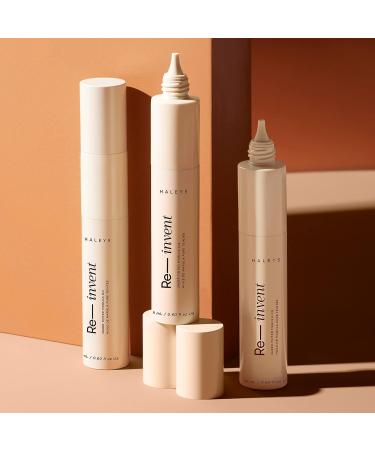 Haleys Skin Tint Set - Light/Medium Warm | Sheer Tinted Marula Oil & BB Moisturizer for Hydrating & Glowing Skin with Kabuki Brush - Buy Online on GoSupps.com