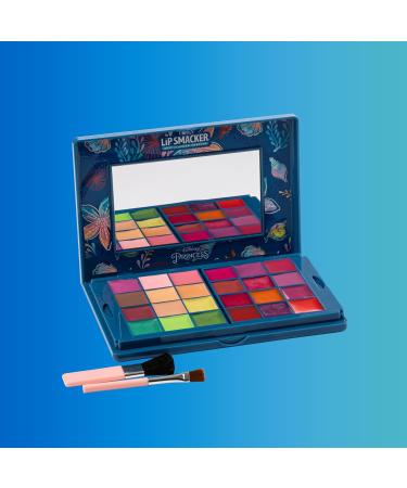 Lip Smacker Princess Ariel Beauty Palette Make-up Giftset Including Colorful Lip Glosses Shimmer Creams Blush & Bronzer for your Kids' Princess Look Make-up Accessories and Mirror are Included - Buy Online on GoSupps.com