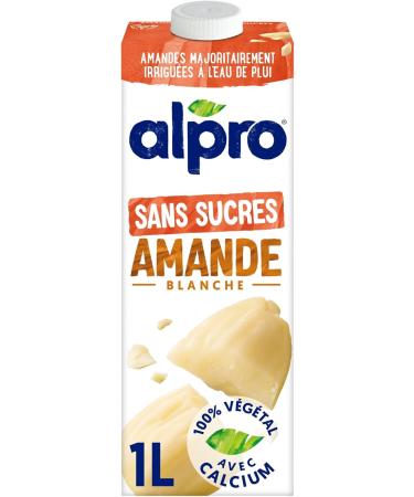 Alpro - Boisson V g tale - Lait d'Amande Non Grill e Sans Sucres - 1L - Lot de 8x1L Lait d'amande non grill e sans sucre 1 l (Lot de 8) - Buy Online on GoSupps.com