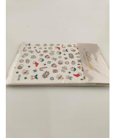 Kalolary 1400+ Patterns Christmas Nail Art Stickers Self-Adhesive 3D Nail Decals Christmas Nail Art Designs Snowflake Tree Reindeer Santa Elements for Christmas Theme Nail Art Decoration (15 Sheets) - Buy Online on GoSupps.com