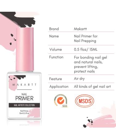 Natural Nail Dehydrator & Primer Bundle for Acrylic Nails and Gel Polish | 3-in-1 Super Strong UV Gel Glue for Fake Nails - Buy Online on GoSupps.com