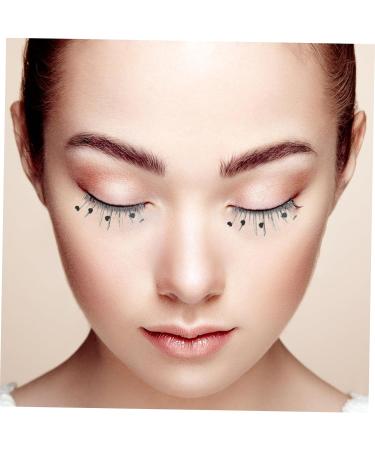 Beavorty 9 Pairs sequin false eyelashes pride makeup cosplay lashes color lashes lashes with color colored eyelashes pride outfit colored lashes Imitation flash flower stickers Miss - Buy Online on GoSupps.com