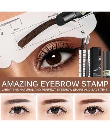 Brosep One-Step Eyebrow Stamp & Powder Set - Durable Makeup for Beginners | Perfect Eyebrows for Women - Buy Online on GoSupps.com