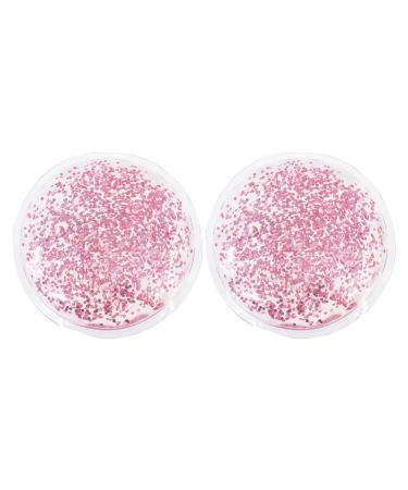 Lot de 2 Cache- il Rafra chissants et R utilisables pour Soins Oculaires Patchs Compressifs Froids et Chauds Mini Masques Relaxants Rose pour D tente Domicile et Voyages