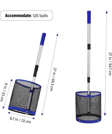BESPORTBLE Pingpong Ball Retriever - Blue Table Tennis Ball Pick Up Net Bag for Training - Buy Online on GoSupps.com