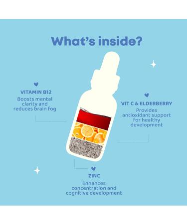 JoySpring Focus Support for Kids Organic Blend of B9, B12, Zinc & Vitamin C Brain Health & Attention Supplement for Kids - Buy Online on GoSupps.com