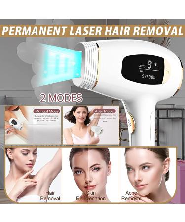 At-Home IPL Hair Removal Device | Permanent Laser Hair Removal 999900 Flashes | For Facial, Legs, Arms & Body Treatment - Buy Online on GoSupps.com