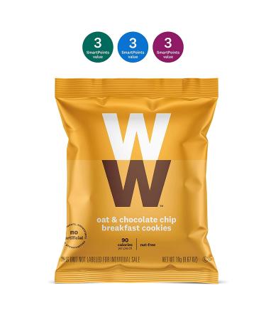 WW Oat & Chocolate Chip Breakfast Cookies - Nut-Free - 3 Boxes (15 Count) | Weight Watchers SmartPoints 3 | Shop Now - Buy Online on GoSupps.com