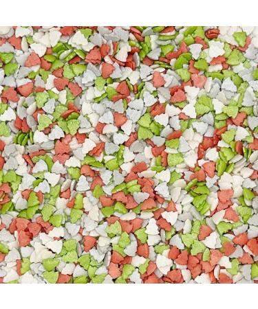 Christmas Tree Sugar Shapes Cake Topper Sprinkles - Festive Edible Glimmer Sugar Decorations - 25g Pack for Xmas Themed Party Cakes - Buy Online on GoSupps.com