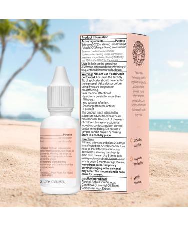 Marie Originals Ear Drops for Clogged Ears Dry Itchy Ears & Ear Hygiene for Adults & Kids | Natural Plant-Based Ingredients Perfect for Summer use Swimmers & Everyday Care | 0.5 FL Oz - 14mL - Buy Online on GoSupps.com