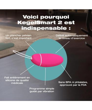 INTIMINA KegelSmart 2 - Pelvic Floor Exerciser for Women Kegel Balls for Women Tigthening Strengthening Device Kegel Device for Guided Training - Buy Online on GoSupps.com