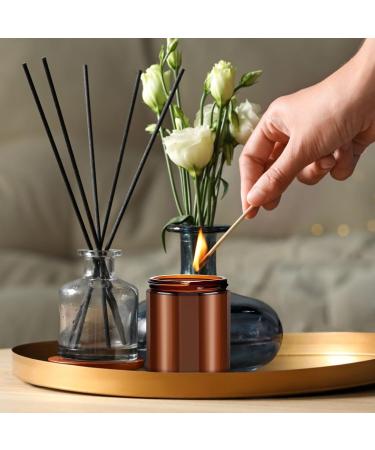 Rose Noir & Oud Candles - Scented Aromatherapy Gifts for Home | Amber Jar Candle for Women & Men - Buy Online on GoSupps.com