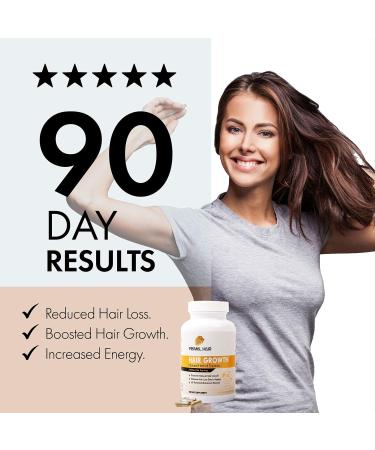 PRIMAL HAIR Growth Supplement | Clinically Proven Hair Loss Treatment | Supports Natural Growth & Reduces Hair Thinning | 30-Day Supply 120 Count - Buy Online on GoSupps.com