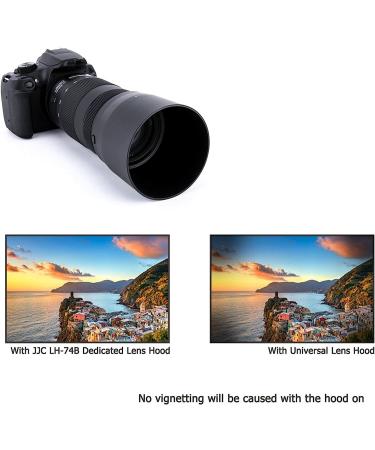 JJC Lens Hood for Canon RF 100-400mm & EF 70-300mm - Replaces Canon ET-74B - Reversible/Bayonet Design - Buy Online on GoSupps.com