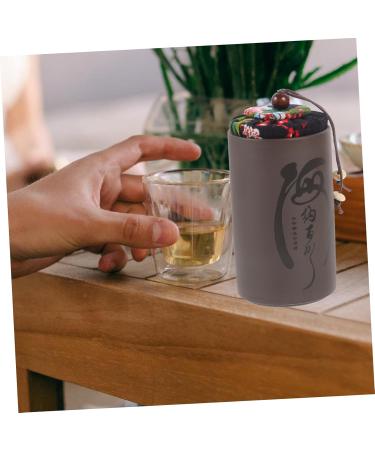 Zerodeko 1pc Office Tea Sealed Canister Sealed Container Tea Jar Food Storage Can Tea Coffee Vintage - Buy Online on GoSupps.com