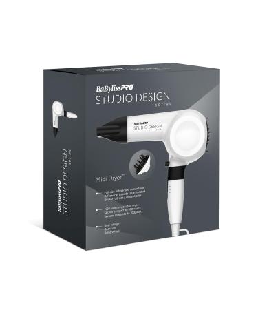 Buy BaBylissPRO Midi 1000 Watt Compact Hair Dryer - Studio Design Series | Best Hair Styling Appliances International Shipping - Buy Online on GoSupps.com