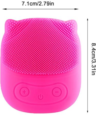 Facial Scrubber Facial Scrubber Penguin Shape Electric Facial Cleansing Brush Waterproof Facial Brushes for Skin Care Electric Facial Brush for Women Red - Buy Online on GoSupps.com