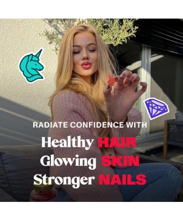 60 Hair Gummies for Faster Hair Growth Vitamins for Women & 5000 MCG Non-GMO Vegan Biotin Hair Skin and Nails Gummies - Hair Growth & Hair Skin and Nails Vitamins 60 Count (Pack of 1) - Buy Online on GoSupps.com