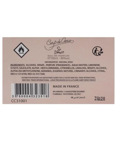 Coup De Coeur SI Douce EDP Spray Unisex 3.4 oz - Buy Online on GoSupps.com